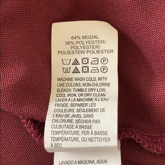 Lucky Brand Maroon top - Picture 7 of 7